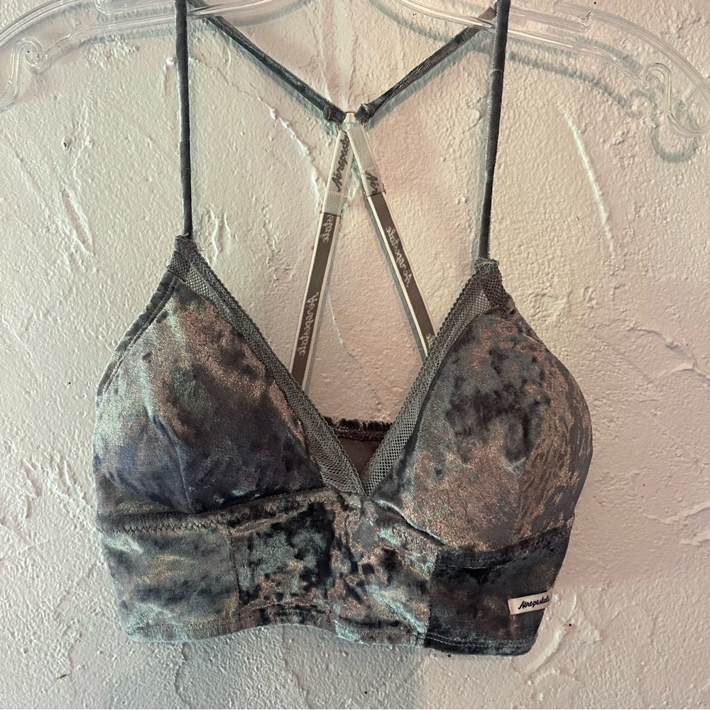 Gray Aeropostale Bralette Size Medium